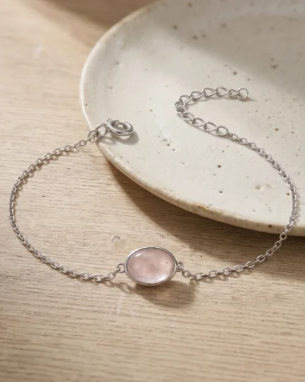 pembe kuvars bileklik